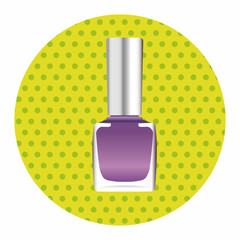 nail polish theme elements vector,eps