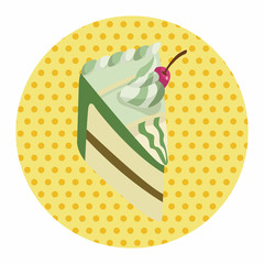 decorating cake theme elements vector,eps10