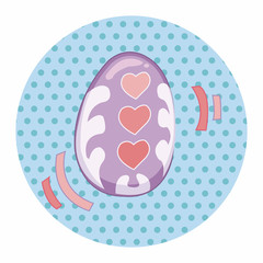 easter painting egg theme elements vector,eps