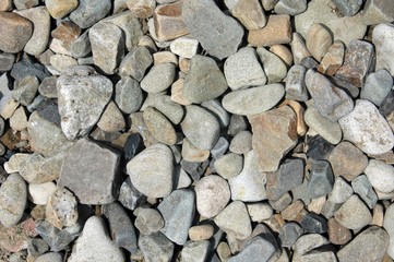 River stones. Background