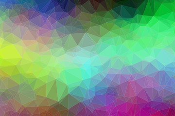 Colorful polygon background