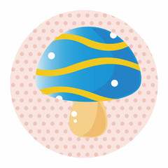 mushroom cartoon theme elements vector,eps