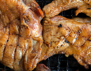 Chicken grilling Barbecue
