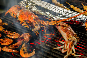 seafood shrimp Grill