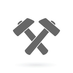two hammer icon