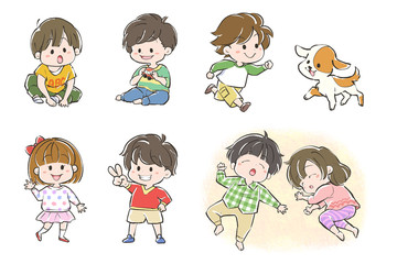 男の子・女の子の子供セットa
