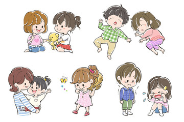 男の子・女の子の子供セットb