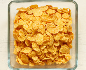 Close up of cornflakes