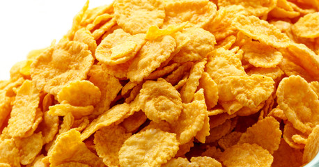 Close up of cornflakes