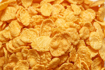 Close up of cornflakes