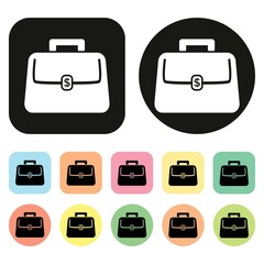 Bag icon. Vector