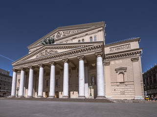 Здание Большого театра в Москве.