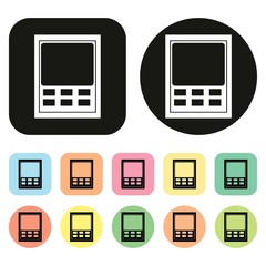 Time Attendance System icon. vector