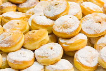 Krafen with cream