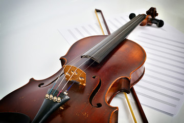 Fototapeta premium Classic old violin