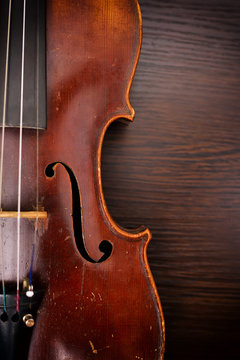 Classic old violin