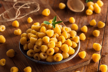 Raw Organic Yellow Raspberries