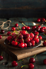Raw Organic Red Cherries