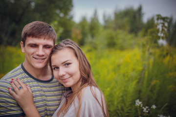 young couple in love 