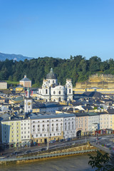 Fototapeta na wymiar University Church (Kollegienkirche) in Salzburg, Austria
