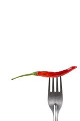 vegetables on the collection of forks, diet concept