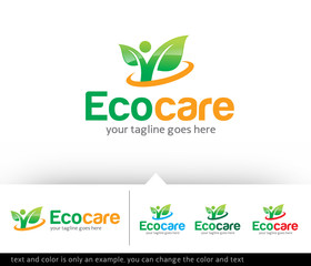 Eco Concept Logo Design Template