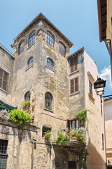 Ancient architecture in the ancient city of Tuscany