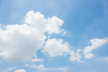Clouds in blue sky