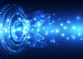 vector digital global technology, abstract background