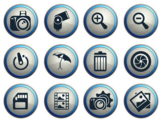 Photography Silhouette Icons