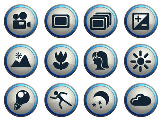 Photography Silhouette Icons