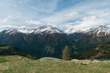 snow-capped Alps