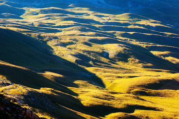 sunny mountain landscape