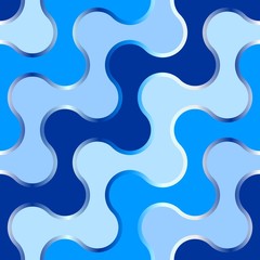 Seamless water wave pattern
