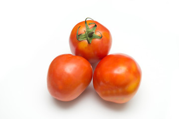 fresh red tomato from garden