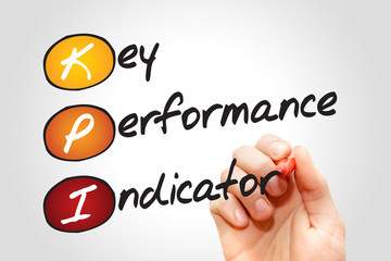 Key performance indicator (kpi), business concept acronym