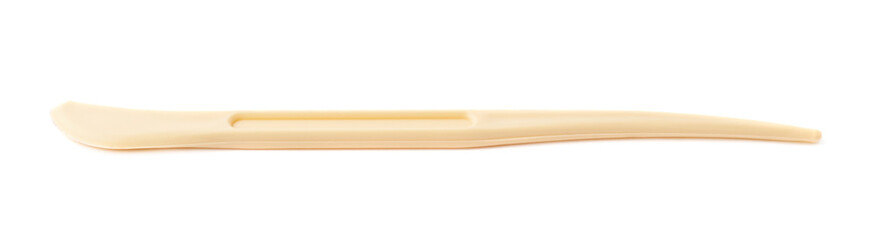 Plastic knife tool isolated