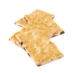 Pile of multiple raisin cookies
