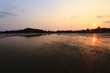 Fototapeta premium Beach sunset