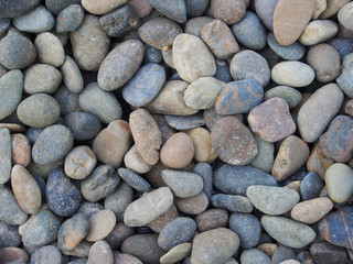 abstract background with dry round reeble stones