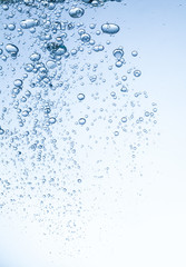 Forme abstraite de bulles dans l& 39 eau