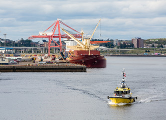 Yellow Pilot and Heavy Red Tanker © dbvirago