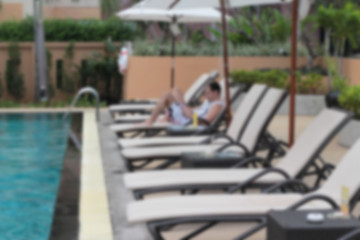 Sun deck with a swimming pool.