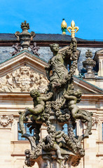 Fototapeta na wymiar Fulda – Floravase - Orangerie Terrasse im Schlossgarten 