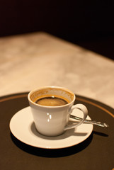 Coffee break at museum
