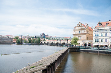 Fototapeta premium Prague in a sunny day