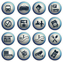 Train station symbols