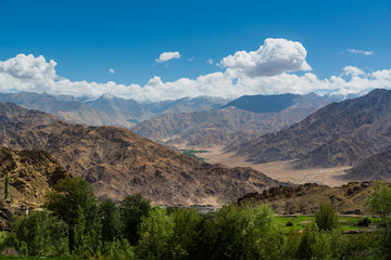 Fototapeta premium View of mountain sideway at Hemis Monastery,Leh Ladakh.