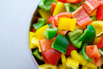 sliced bell pepper