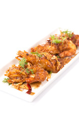 Fried  shrimp with Tamarind Sauce